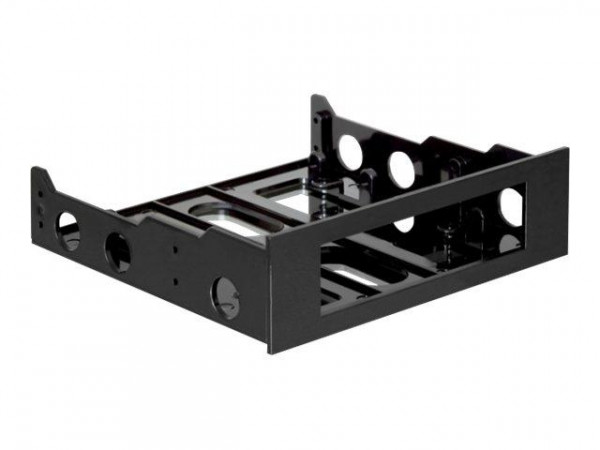 Einbaurahmen Delock 5,25" für 3,5" Gerät Kunststoff schwarz