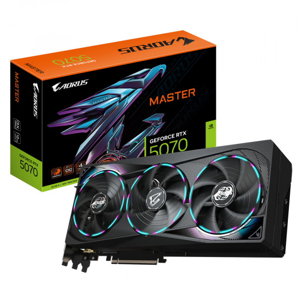 Gigabyte RTX5070 AORUS Master 12GB GDDR7 HDMI 3xDP