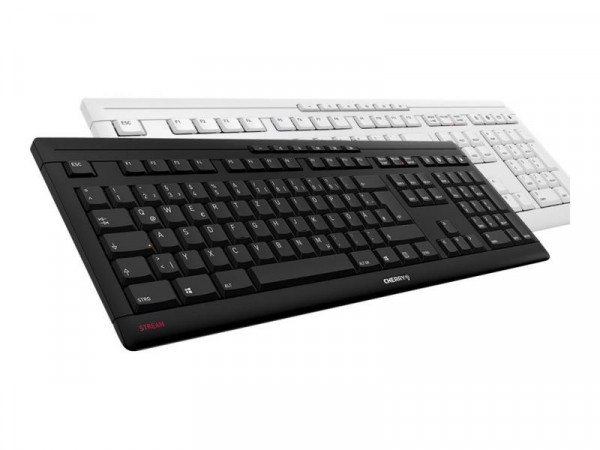 CHERRY TAS STREAM KEYBOARD schwarz deutsches Layout