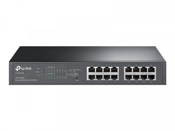 Switch TP-Link 48,3cm 16x GE TL-SG1016PE (8xPOE)