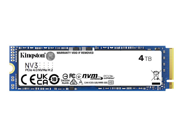 SSD 4TB Kingston M.2 PCI-E NVMe Gen4 NV3 retail