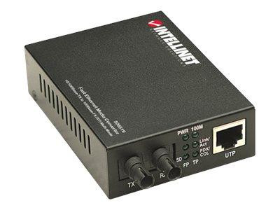 Intellinet Medienkonverter - 100Mb LAN - 10Base-T, 100Base-FX, 100Base-TX