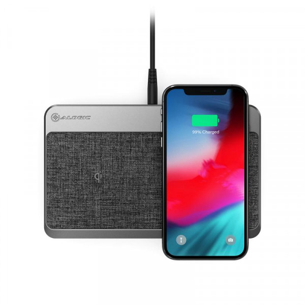 (B-Ware) Alogic Ladegerät Wireless Multi-Device mit USB-A & USB-C gra
