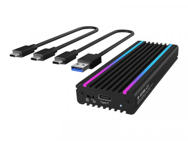 IcyBox Externes Type-C Gehäuse für M.2 NVMe SSD extern