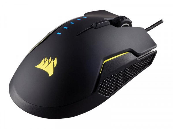 Maus CORSAIR Gaming GLAIVE RGB Mouse Aluminium