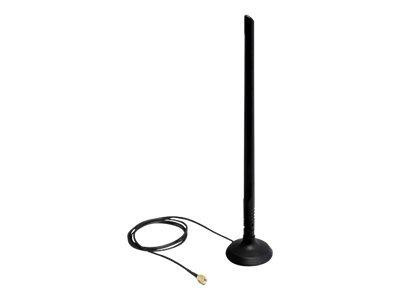 WL-Antenne Delock RP-SMA 6dBi Kippgelenk Standfuß magnet.