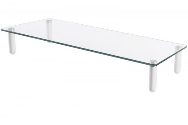 DIGITUS Monitorerhöhung Universal Glas 560x210x80mm max.20kg