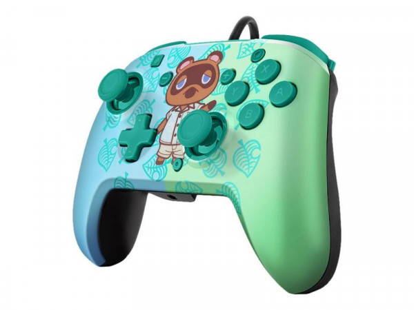 PDP Controller Faceoff Deluxe+Audio Animal Crossing Switch