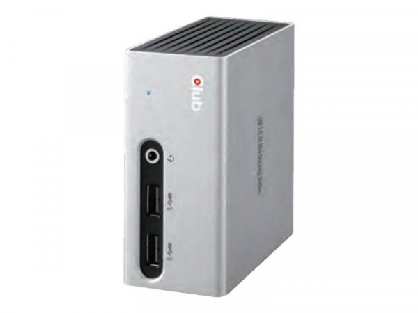 Club3D 4K Mini-Dockingst USB3 ->4xUSB3/HDMI/DVI/LAN silber