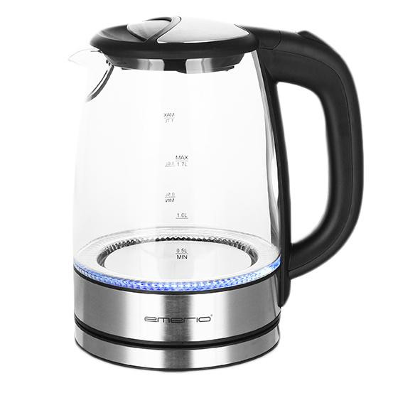 Emerio Wasserkocher, 1.7L, kabellos, BPA-frei
