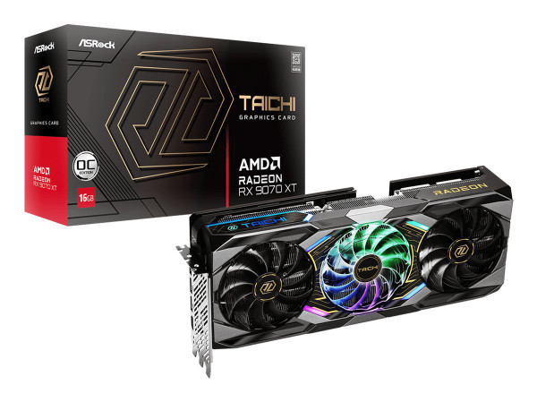 ASRock RX9070XT TC 16GO 16GB DDR6
