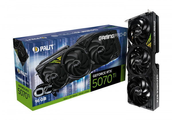 Palit RTX5070 TI GamingPro-S OC 16GB GDDR7 HDMI 3xDP