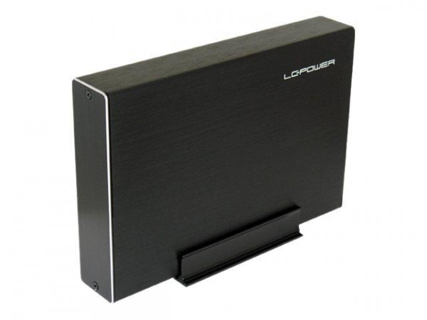Gehäuse 8.9cm (3,5")LC-POWER SATAIII>USB3.0 LC-35U3-Becrux(B/Al)