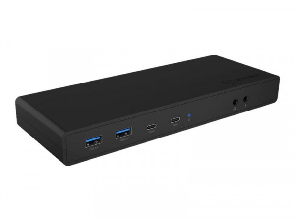 Dockingstation IcyBox USB Type-C mit 2 Videoschnittstellen
