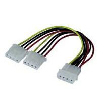 Adapter-Y-Kabel Molex -> 2xMolex 0,15m goobay