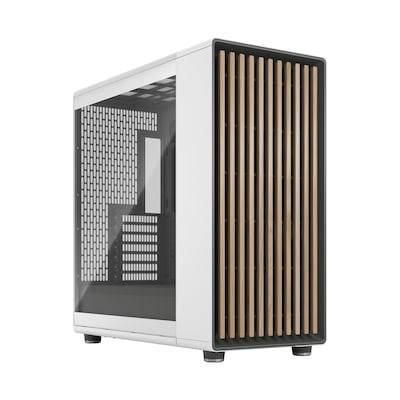 FRACTAL DESIGN Geh North XL Chalk White TG Clear