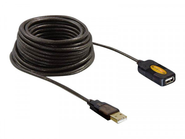 USB Verl. Delock A -> A St/Bu 5.00m aktiv sw