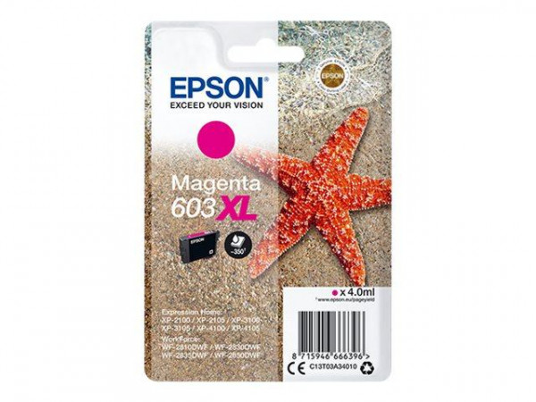 Patrone Epson 603XL T03A3 magenta 4 ml XL