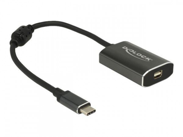 DELOCK Adapter USB/C St -> miniDP Bu 4K 60Hz PD-Funktion