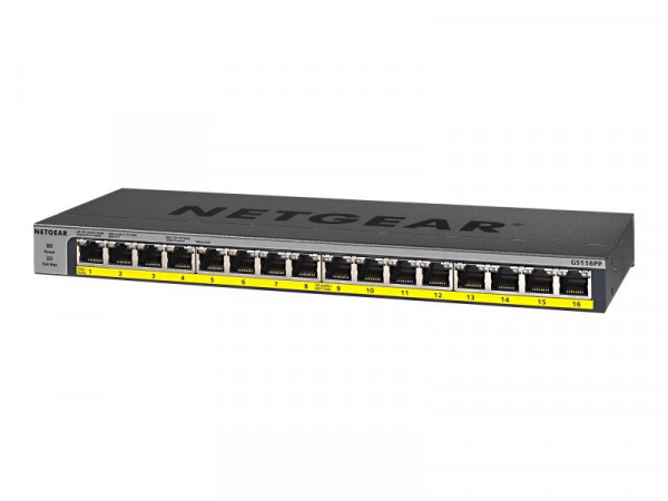 Switch NETGEAR 16x GE GS116LP-100EUS unmanaged