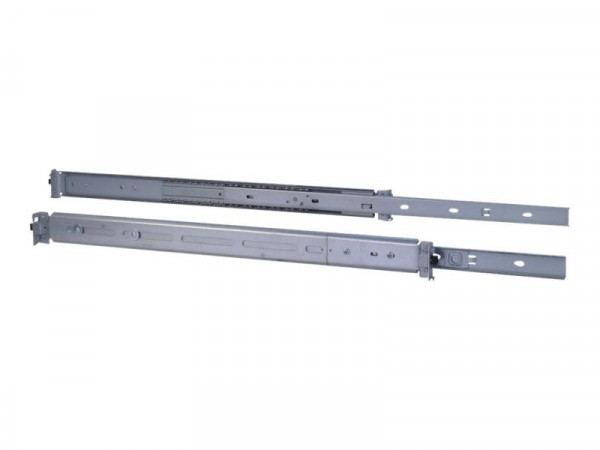 Inter-Tech 18" Teleskopschienensatz 2U 455 mm Silber