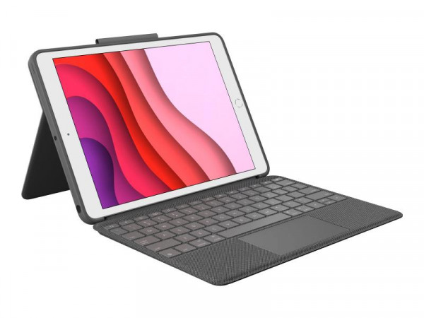 Logitech Combo Touch iPad 7.Gen. grau