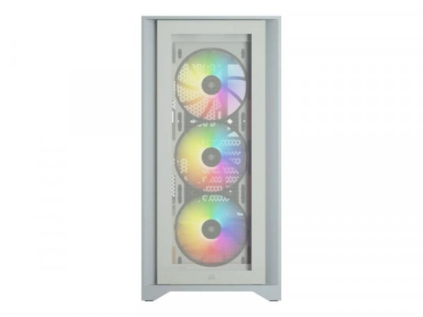 Gehäuse CORSAIR Midi iCUE 4000X RGB (Tempered Glass) White