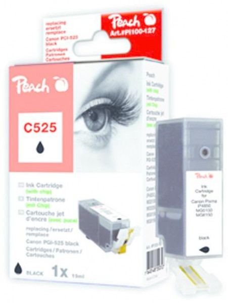Peach C525 bk XL- schwarz Tintenpatrone