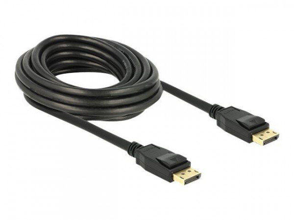 Displayport Kabel Delock DP -> DP St/St 5.00m schwarz 4K