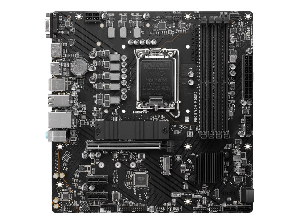 (B-Ware) Mainboard MSI PRO B760M-P DDR4 (B760,S1700,mATX,Intel)
