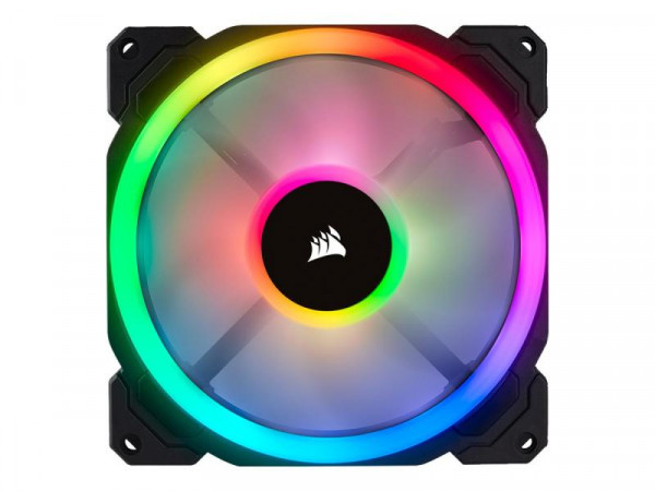Lüfter CORSAIR 140*120*25 Dual LL140 RGB LED Single retail