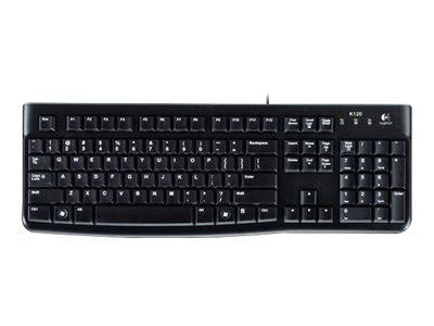 Logitech Tastatur-USB LOGITECH K120 black