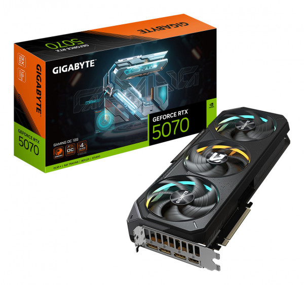 Gigabyte RTX5070 Gaming OC 12GB GDDR7 HDMI 3xDP