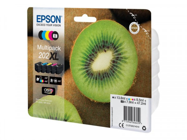 Patrone Epson 202XL für XP6000/XP6005 5-farbig Multipack