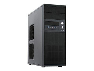 Gehäuse Chieftec MIDI CQ-01B-U3-OP (B)