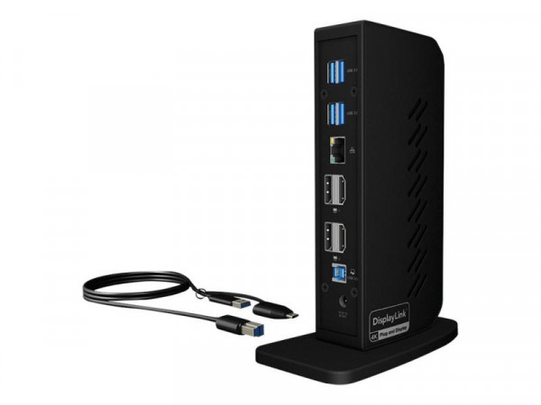 Dockingstation IcyBox 6x USB 3.0 + 2xDP, 2xHDMI+1GBLAN