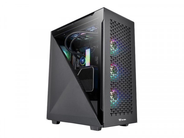 Gehäuse Thermaltake Divider 500 TG Air Midi Tower black