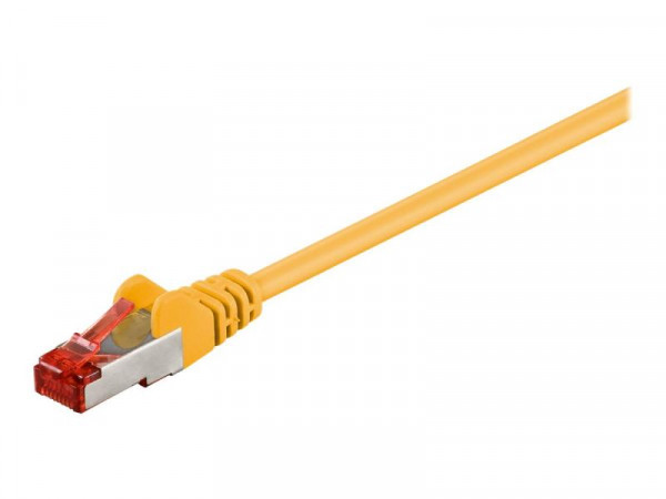Goobay Netzwerkkabel Cat6 S/FTP, 1m, schwarz, Blister