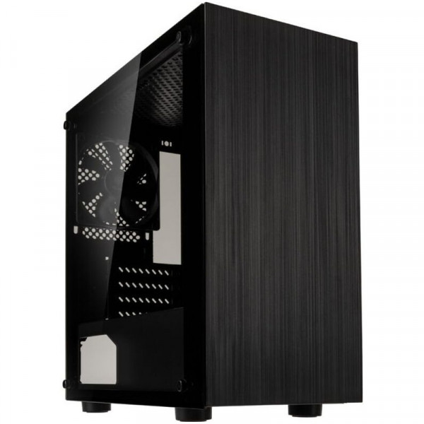 Kolink Stronghold M Micro-ATX, Tempered Glass - schwarz