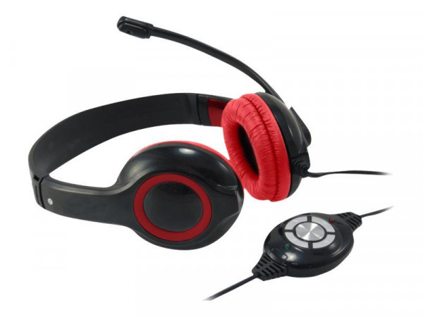 CONCEPTRONIC Headset USB 2m Kabel,Mikro,Fernb. Stereo rt