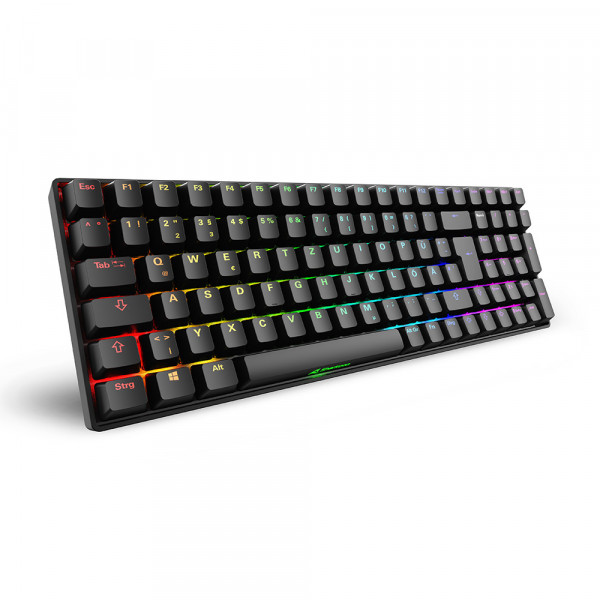 Sharkoon Gaming Tastatur Skiller SGK50S2 schwarz-braun DE