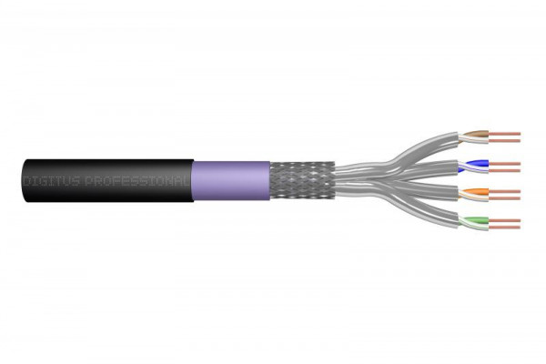 DIGITUS CAT.7 S/FTP Erdverlegekabel, simplex, PE,100m,gra