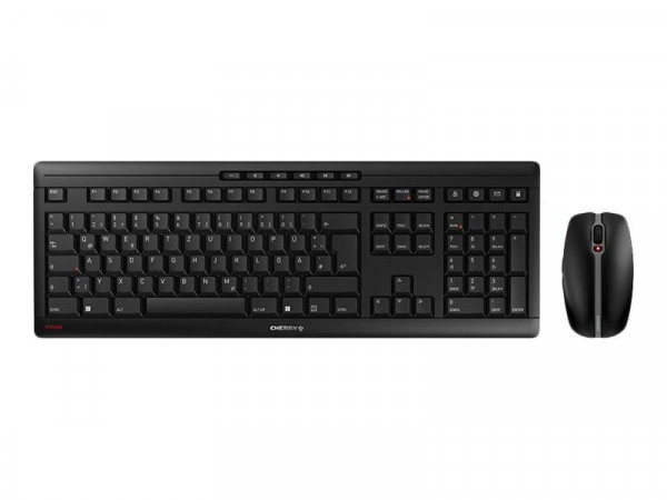 CHERRY TAS Desktop-Set STREAM RECHARGE Wireless DE-Layout sw
