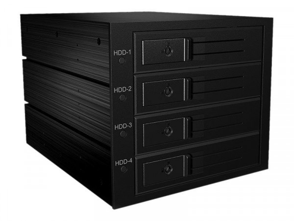 Backplane IcyBox 4x SATA/SAS 3,5"HDD 3x5,25", 1xMini SAS HD