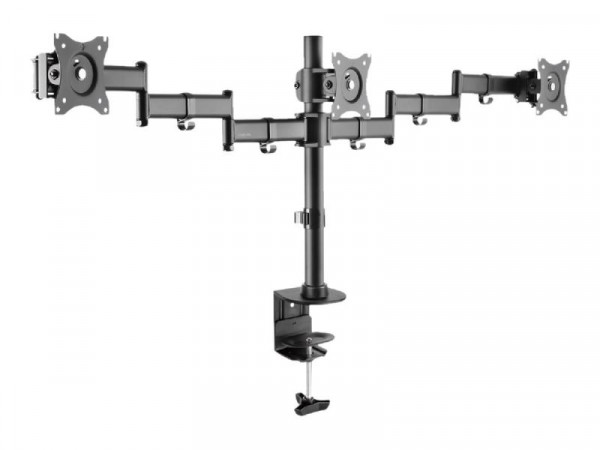LogiLink 3-Fach Monitorhalterung 13"-27" 8kg Tragkraft 