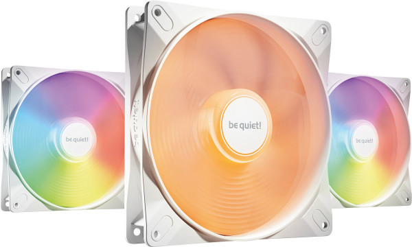 be quiet! Lüfter 140mm Light Wings LX PWM Triple White