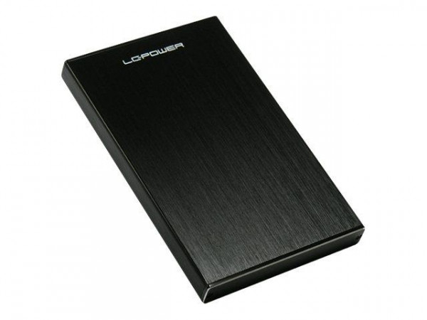 Gehäuse 6.3cm (2,5")LC-POWER SATAIII>USB3.0 LC-25U3-BECRUX ALU