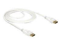 DELOCK Kabel DP 1.2 -> DP St/St 1.5m weiß 4K 60Hz