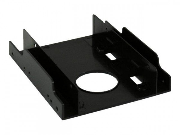 Einbaurahmen LC-Power 8,89cm(3,5") -> 2x6,35cm(2,5")SSD/HD