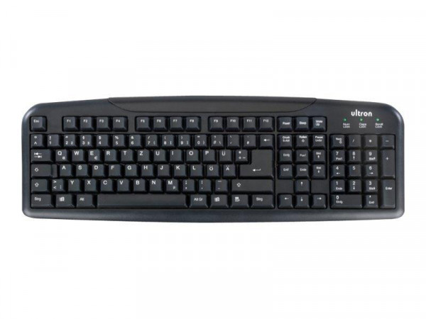 Tastatur ultron UMT-400 Basic II USB schwarz
